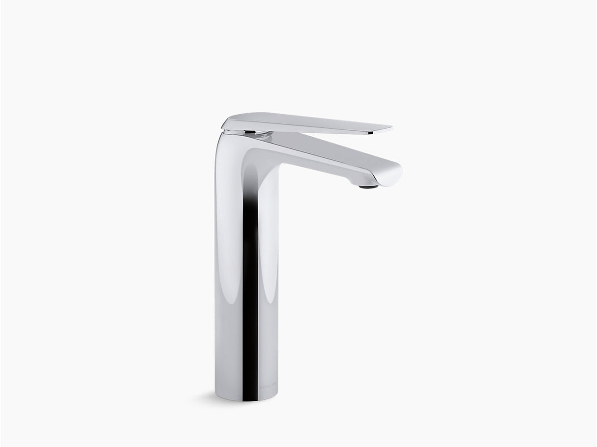 AVID TALL S/L BASIN MIXER W/PIPES - KOHLER LUXURY -  ( POLISHED CHROME - LUXURY - 0x15 mm - 0inchX0.6inch )
