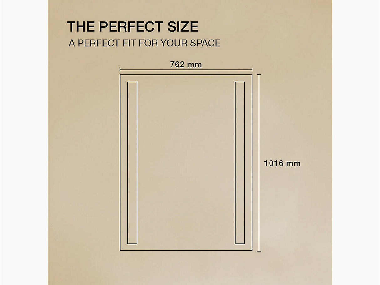 RECT. COLUMN LIGHTED MIRROR - KOHLER LUXURY-(LUXURY-1016x762 mm - 40inchX30inch )