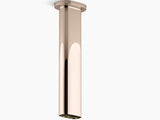 STATEMENT 254 MM CEILING-MOUNT TWO-FUNCTION RAINHEAD ARM AND FLANGE - KOHLER PREMIUM - (VIBRANT ROSE GOLD - PREMIUM - 0x254 mm - 0inchX10inch)