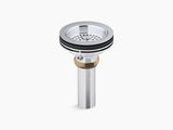 (PRUN)DUOSTRAINER SINK DRAIN AND STRAINER WITH TAILPIECE - KOHLER LUXURY -  ( CHROME - LUXURY - 0x0 mm - 0inchX0inch )
