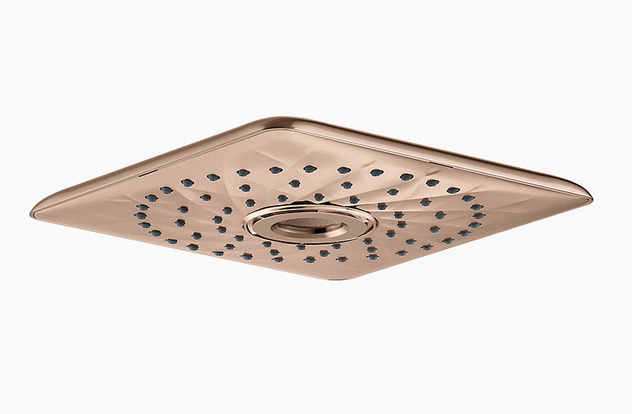 RAIN MAX SQUARE RH DUAL CORE SHOWERHEAD - KOHLER PREMIUM - ( ROSE GOLD - PREMIUM - 256x256 mm - 10inchX10inch )