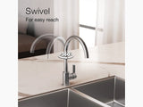 ATOM SWIVEL KITCHEN FAUCET UPRIGHT - KOHLER LUXURY -  ( POLISHED CHROME - LUXURY - 0x15 mm - 0inchX0.6inch )