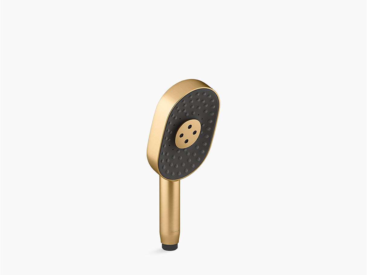 STATEMENT 3F OBLONG HANDSHOWER - KOHLER LUXURY -  ( BRUSHED MODERNE BRASS - LUXURY - 0x15 mm - 0inchX0.5inch )