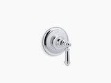 ARTIFACTS MASTER SHOWER TRANSFER VALVE TRIM WITH LEVER HANDLE - KOHLER LUXURY -  ( CHROME - LUXURY - 0x0 mm - 0inchX0inch )