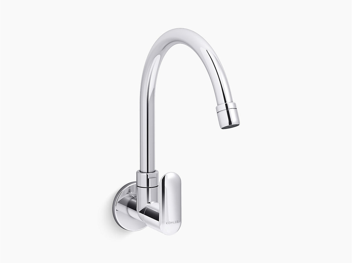 KUMIN-W/M SINK COCK - KOHLER POPULAR -  ( POLISHED CHROME - POPULAR - 0x15 mm - 0inchX0.5inch )