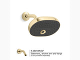 STATEMENT MULTIFLOW SHOWERHEAD 9.6LPM - KOHLER PREMIUM -  ( FRENCH GOLD - PREMIUM - 0x0 mm - 0inchx0inch )