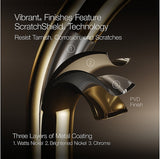 COMP TALL BATHROOM FAUCET W/PURE HANDLE - KOHLER LUXURY - ( VIBRANT BRUSHED MODERNE BRASS - LUXURY - 0x15 mm - 0inchX0.5inch )