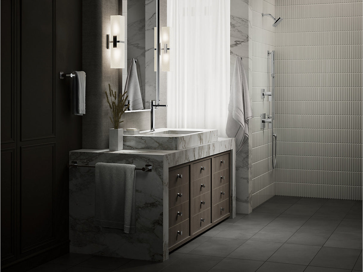 PARALLEL-TALL PILLAR TAP - KOHLER POPULAR -  ( POLISHED CHROME - POPULAR - 0x15 mm - 0inchX0.6inch )