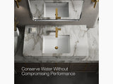 COMPOSED SINGLE-HANDLE FAUCET, CYLINDER - KOHLER LUXURY - ( VIBRANT BRUSHED MODERNE BRASS - LUXURY - 0x15 mm - 0inchX0.5inch )