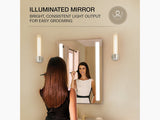 RECT. COLUMN LIGHTED MIRROR - KOHLER LUXURY-(LUXURY-1016x762 mm - 40inchX30inch )