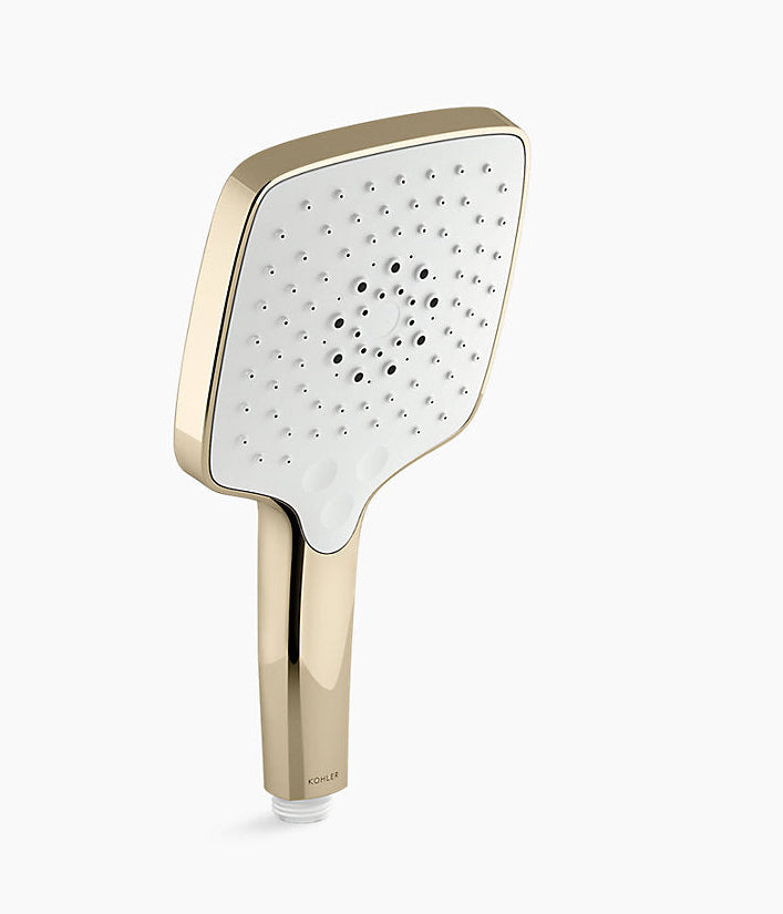 RAINDUET-SQ HANDSHOWER W/O HOSE - KOHLER PREMIUM - ( FRENCH GOLD - PREMIUM - 0x0 mm - 0inchX0inch )