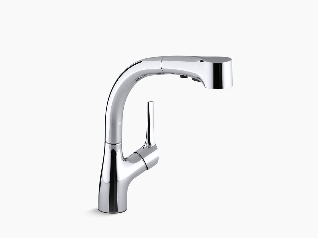 KITCHEN SINK FAUCET - KOHLER PREMIUM -  ( POLISHED CHROME - PREMIUM - 0x15 mm - 0inchX0.5inch )