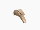 FLUENCE WALL-MOUNT BATH FAUCET (BIB COCK)- KOHLER PREMIUM -  ( VIBRANT BRUSHED BRONZE - PREMIUM - 0x15 mm - 0inchX0.5inch )