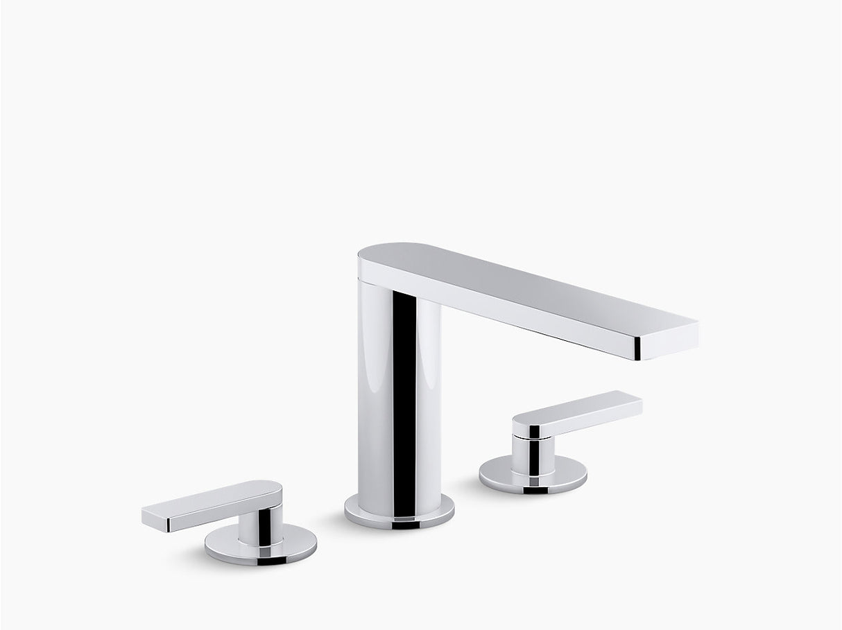 COMPOSED 2H DECK MOUNT BATH FCT-LEVER - KOHLER LUXURY - ( POLISHED CHROME - LUXURY - 0x0 mm - 0inchX0inch )