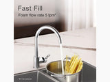 ATOM SWIVEL KITCHEN FAUCET UPRIGHT - KOHLER LUXURY -  ( POLISHED CHROME - LUXURY - 0x15 mm - 0inchX0.6inch )