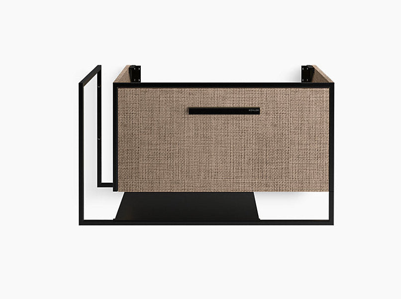 FOREWARD VANITY IN WEAVE TEXTURE FINISH W/O WASH BASIN - KOHLER LUXURY -  (  - LUXURY - 870x490 mm - 34.8inchX19.6inch )