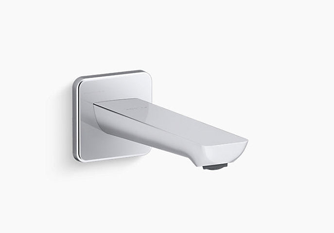 FORE BATH SPOUT W/O DIVERTER - KOHLER POPULAR -  ( POLISHED CHROME - POPULAR - 0x0 mm - 0inchX0inch )