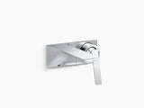 WALL MOUNT SIN/CONTROL BASIN FAUCET TRIM - KOHLER LUXURY -  ( POLISHED CHROME - LUXURY - 0x0 mm - 0inchx0inch )