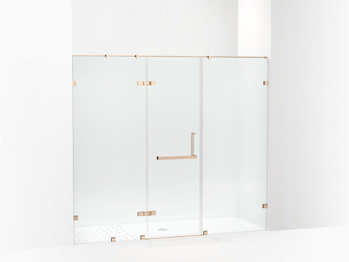 SINGULIER 1DOOR / 2PARTITION - STRAIGHT ENCLOSURE 2700.HT - KOHLER PREMIUM -  ( BV - PREMIUM - 0x0 mm - 0inchX0inch )