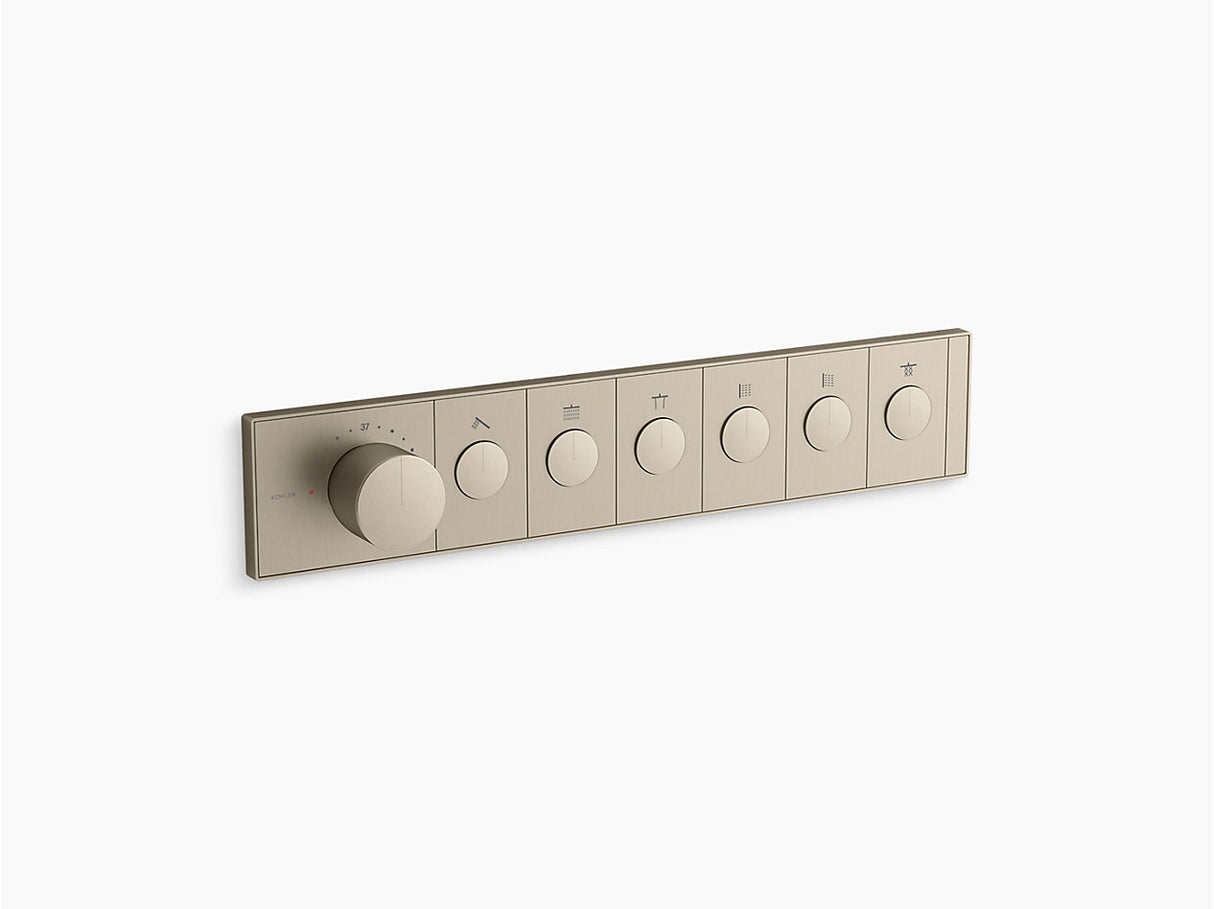 ANTHEM RECESSED EXPOSED PART MECH THERM/CONT 2IN/6OUT - KOHLER LUXURY -  ( BRUSHED BRONZE - LUXURY - 0x0 mm - 0inchx0inch )