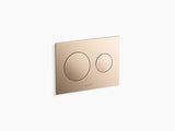 SKIM PNEUMATIC FACEPLATE IN WHITE WITH ACTUATION BUTTON - KOHLER LUXURY -  ( BRUSHED BRONZE - LUXURY - 0x0 mm - 0inchx0inch )