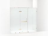SINGULIER 1DOOR / 2PARTITION - STRAIGHT ENCLOSURE 2700.HT - KOHLER PREMIUM -  ( FRENCH GOLD - PREMIUM - 0x0 mm - 0inchx0inch )