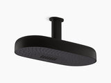 STATEMENT 2FLOW DEEPMSG RAINHEAD SHOWER - KOHLER LUXURY -  ( MATT BLACK - LUXURY - 0x453 mm - 0inchX18inch )