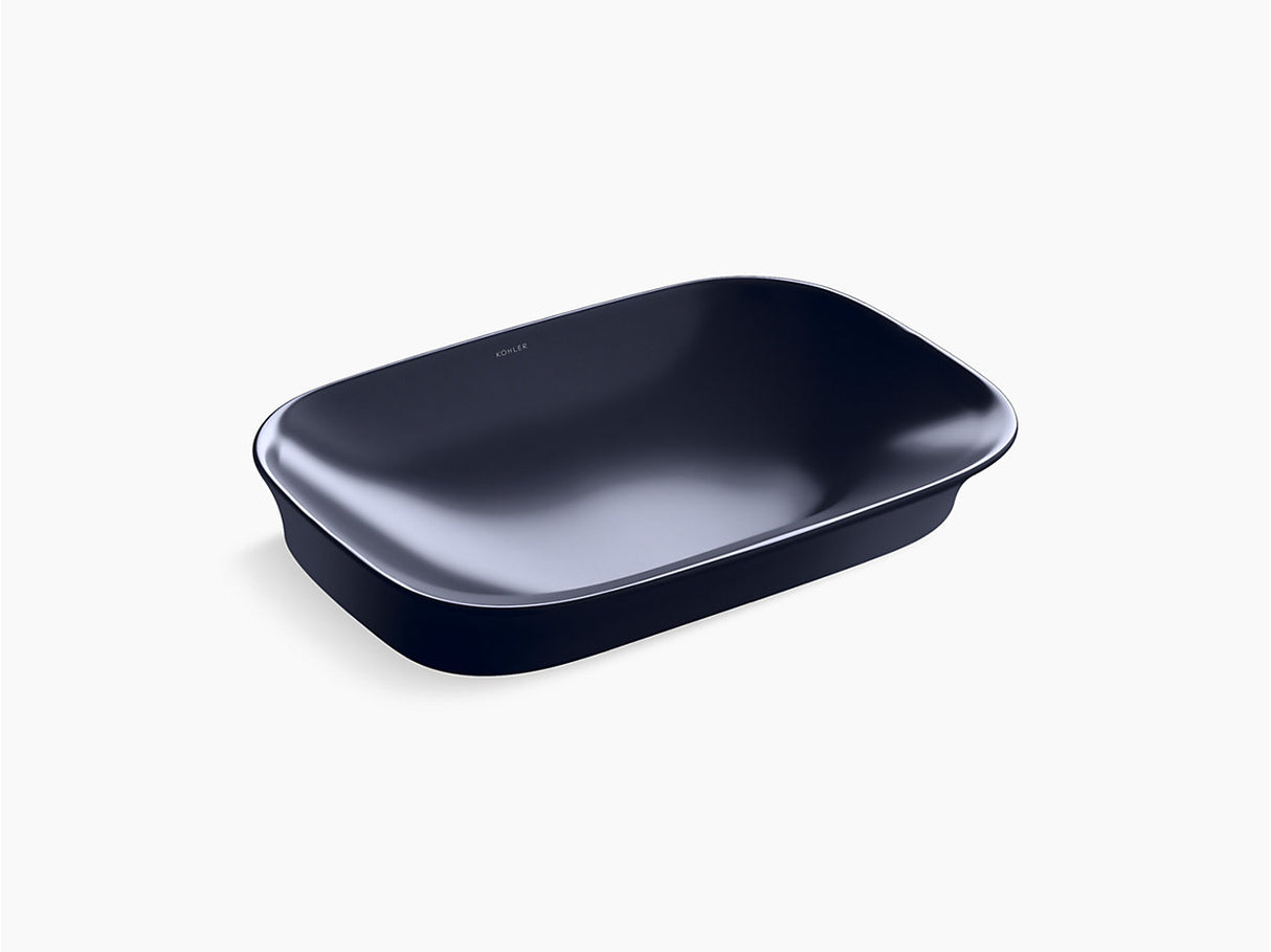 KOHLER VIVE GEO VESSEL W/O DECK - KOHLER PREMIUM -  ( INDIGO BLUE - PREMIUM - 550x400 mm - 16inchX0inch )
