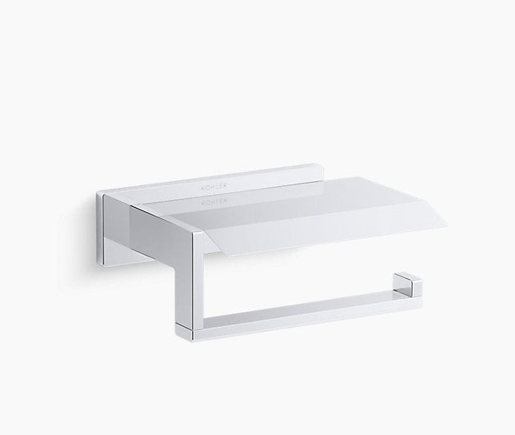 COMPLEMENT-SQUARE TISSUE HOLDER W/COVER - KOHLER POPULAR -  ( POLISHED CHROME - POPULAR - 0x0 mm - 0inchx0inch )