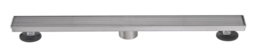 SHOWER LINEAR DRAIN CENTRE OUTLET - AUGA -  ( SS FINISH -  - 900x50 mm - 36inchX2inch )