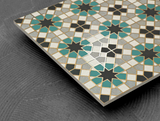 MAZE CARNIVAL HL - DESIGNER TILES -  (  - 3RD FRD GLD & SILVR EDITN VITR.TILE - 300x300 mm - 12inchX12inch )