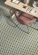 MAZE CARNIVAL HL - DESIGNER TILES -  (  - 3RD FRD GLD & SILVR EDITN VITR.TILE - 300x300 mm - 12inchX12inch )