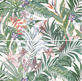 BOTANICAL DECOR 3A - INDIAN TILES -  (  - TROPICAL - 1200x600 mm - 48inchX24inch )