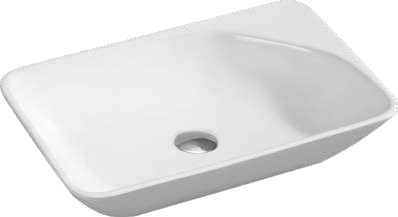 WASH BASIN TABLE TOP MARVEL - HINDWARE -  ( STAR WHITE - ITALIAN - 560x380 mm - 22inchX15inch )