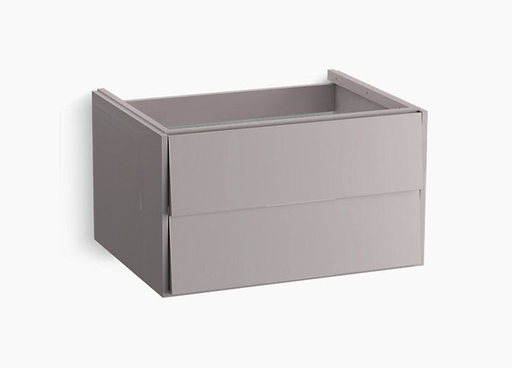 LUXE VANITY CABINET W/O TAP & BASIN - KOHLER LUXURY -  ( TITANIUM GREY - LUXURY - 700x560 mm - 30inchX22.4inch )