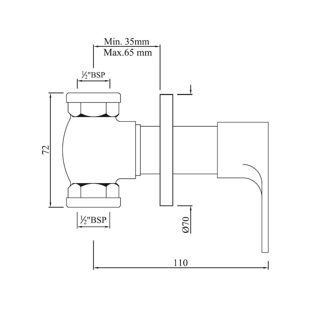 EXPOSED PARTS FOR CSC ALD-083/ALD-089 - JAQUAR FAUCETS - ( ANTIQUE COPPER - VIGNETTE PRIME - 0x0 mm - 0inchX0inch )
