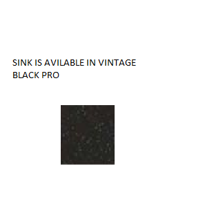 QUARTZ SINK 1.0 BOWL W/O DRAIN BOARD (DEPTH 8INCH) LIVIA LARGE - NIRALI -  ( VINTAGE BLACK - QUARTZ ELITE RANGE - 595x450 mm - 24inchX18inch )