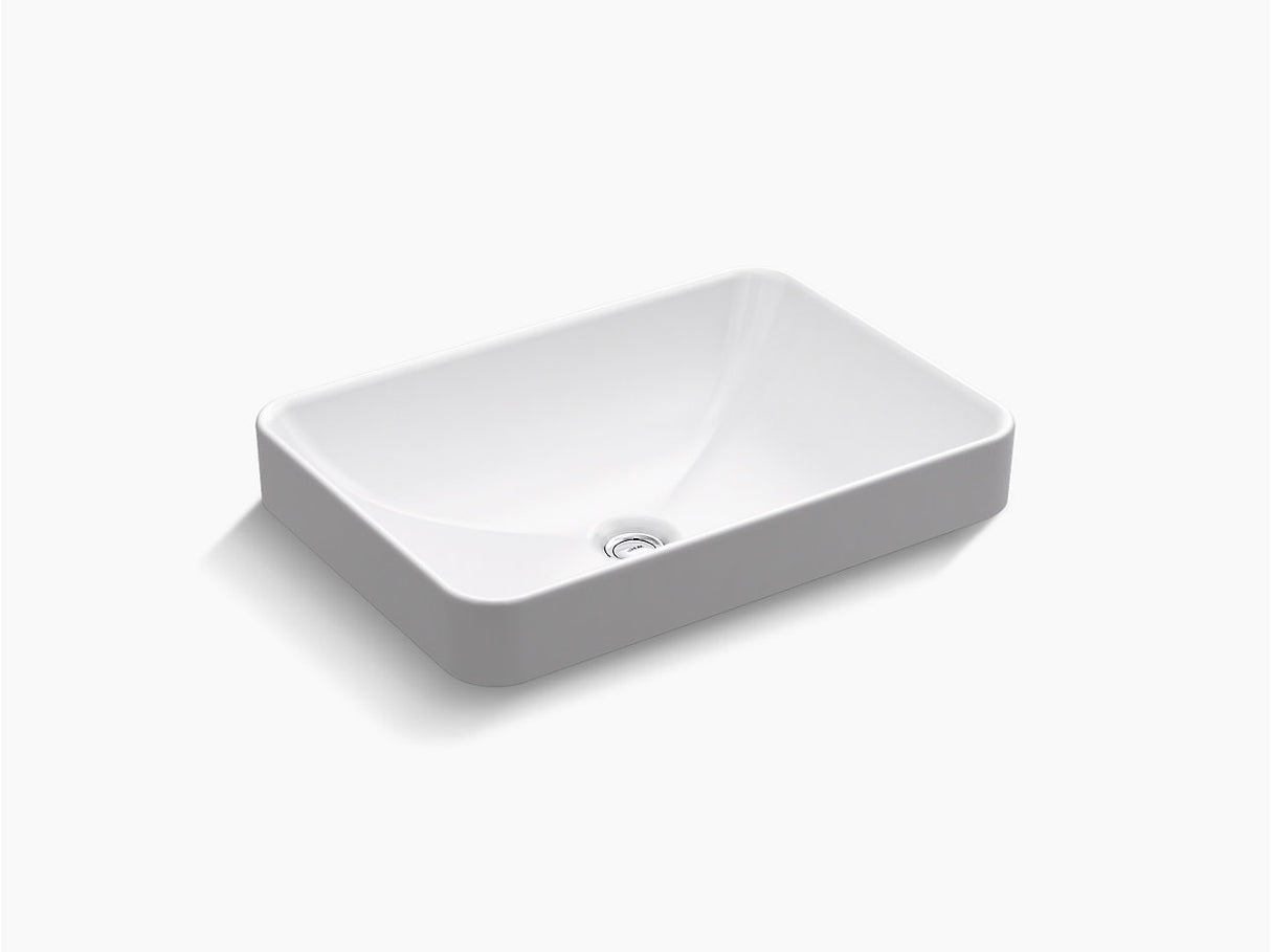 FORE-TABLE TOPBASIN W/O HOLEFAUCET HOLE - KOHLER PREMIUM -  ( WHITE - PREMIUM - 575x410 mm - 23inchX16inch )