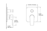 APT FLUX AT230 TRIM - KOHLER POPULAR -  ( CHROME - POPULAR - 0x0 mm - 0inchx0inch )