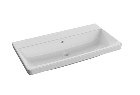 DOUBLE COUNTER TOP WASH BASIN - AMERICAN STANDARD -  ( WHITE - FECILITY - 875x450 mm - 35inchX18inch )