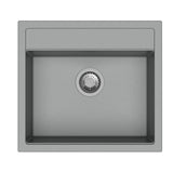 STD 1.0 BOWL(DEPTH 8INCH)  - CARYSIL -  ( GRANITE METALLIC CROMA - WALTZ-560 - 560x510 mm - 22inchX20inch )