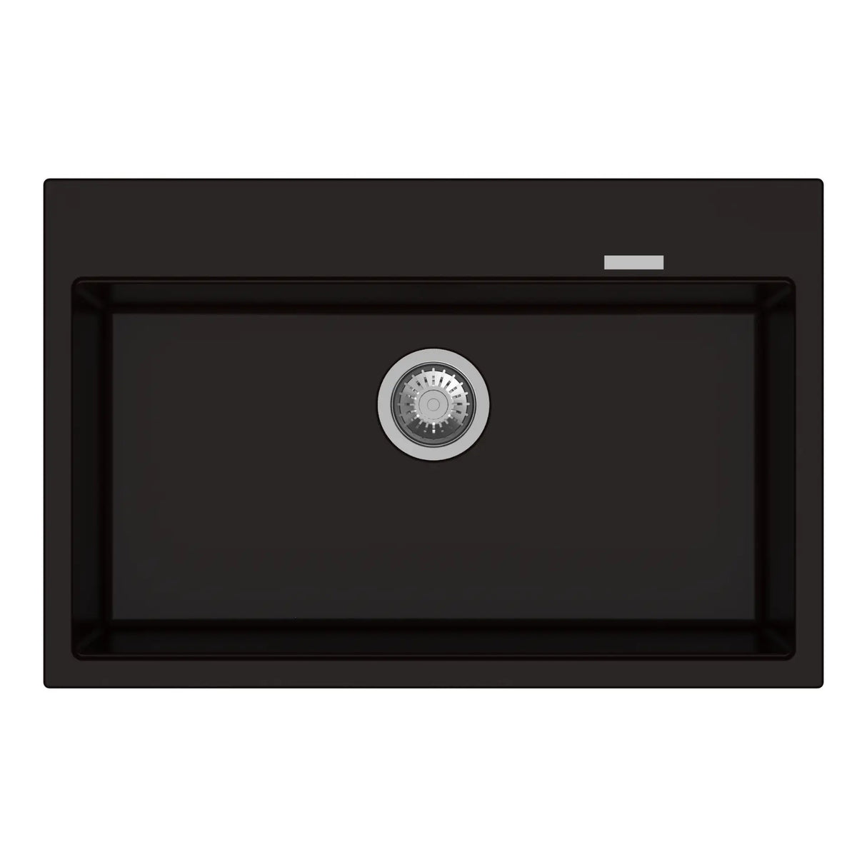 QUARTZ SINGLE BOWL W/O DRAIN BOARD - CARYSIL -  ( ESPRESSO METALLIC - WALTZ-780 - 780x510 mm - 31.2inchX20.4inch )