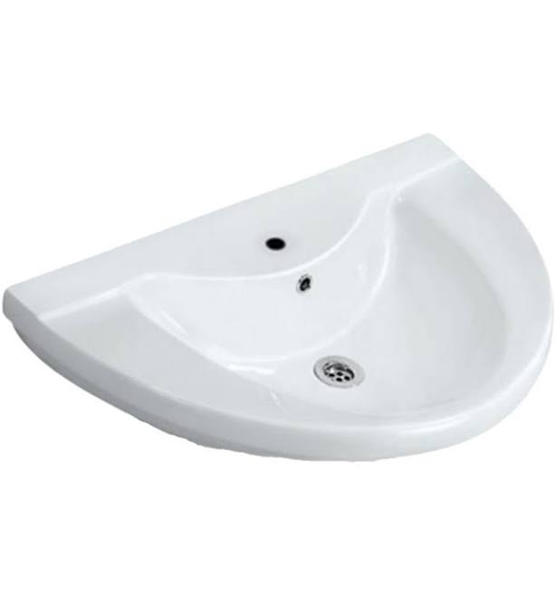 WASH BASIN W/MOUNT W/FIXING KIT - JAQUAR SWARE -  ( WHITE - VIGNETTE - 720x460 mm - 28.8inchX18.4inch )