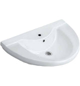 WASH BASIN W/MOUNT W/FIXING KIT - JAQUAR SWARE -  ( WHITE - VIGNETTE - 720x460 mm - 28.8inchX18.4inch )