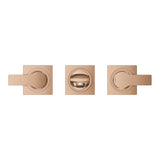 ALLURE 3-HOLE, 2-HANDLE WALL-MOUNT BASIN MIXER, M SIZE - GROHE -  ( BRUSHED WARM SUNSET - G5 - ALLURE - 0x0 mm - 0inchX0inch )