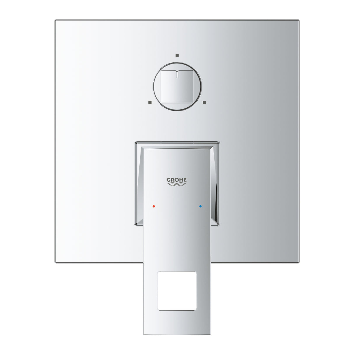 EUROCUBE 1-HANDLE MIXER, 3-WAY DIVERTER - GROHE -  ( CHROME - G4 - EUROCUBE - 0x15 mm - 0inchX0.6inch )