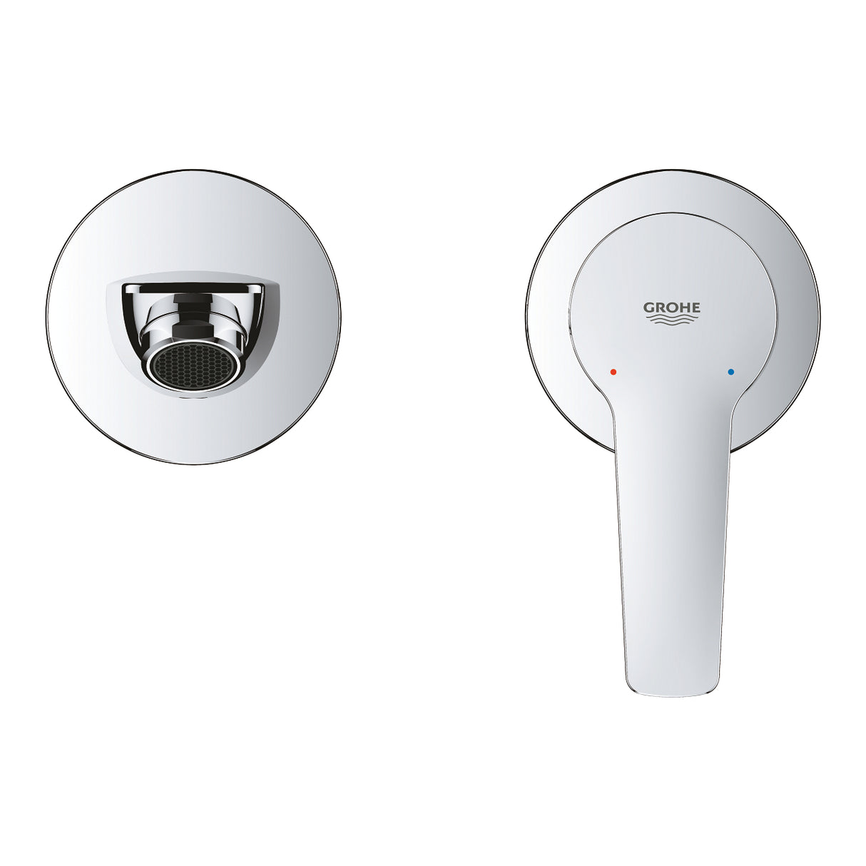 ALIRA 2-HOLE BASIN MIXER ,WALL MOUNTED - GROHE -  ( CHROME - G3 - ALIRA - 0x15 mm - 0inchX0.6inch )