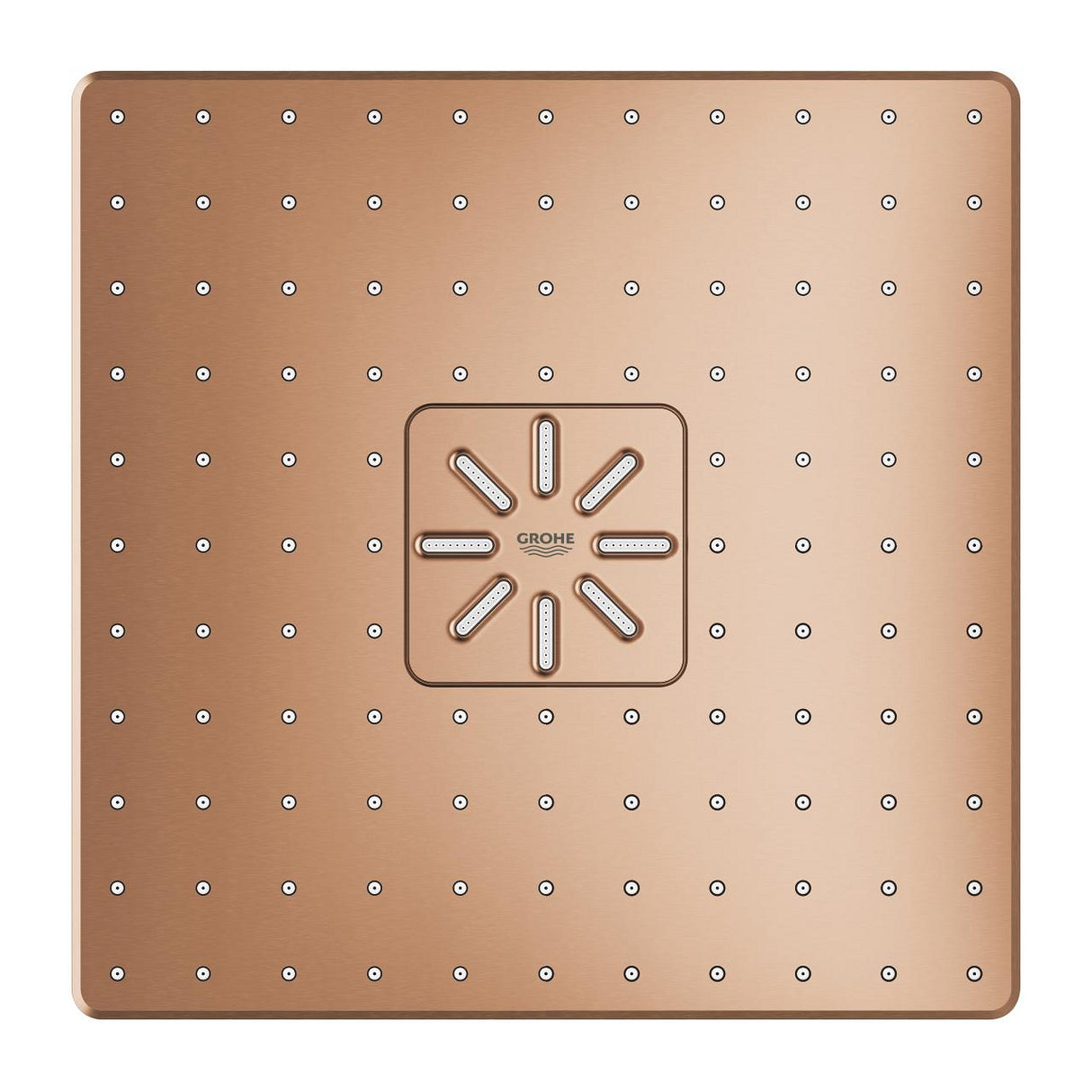 RAINSHOWER SMARTACTIVE 310 HEADSHOWER SET, CUBE, 400MM - GROHE -  ( BRUSHED WARM SUNSET - G5 - RAINSHOWER - 0x15 mm - 0inchX0.6inch )
