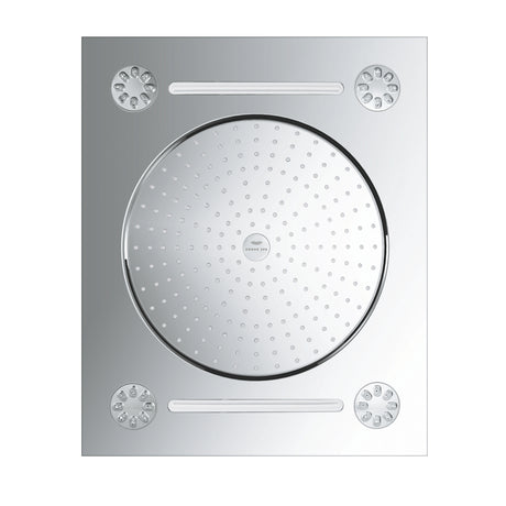 RAINSHOWER F-SERIES 15INCH MULTISPRAY CEILING SHOWER - GROHE -  ( CHROME - G5 - RAINSHOWER - 0x0 mm - 0inchX0inch )