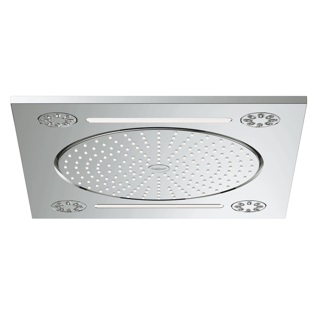 RAINSHOWER F-SERIES 15INCH MULTISPRAY CEILING SHOWER - GROHE -  ( CHROME - G5 - RAINSHOWER - 0x15 mm - 0inchX0.6inch )